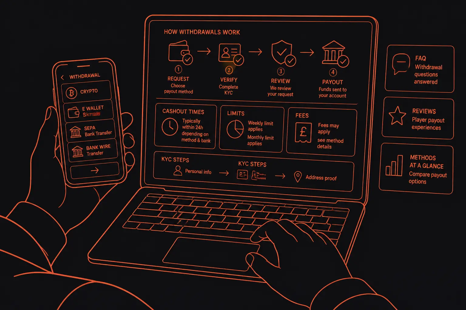 Freshbet Withdrawal visual guide for Freshbet Casino